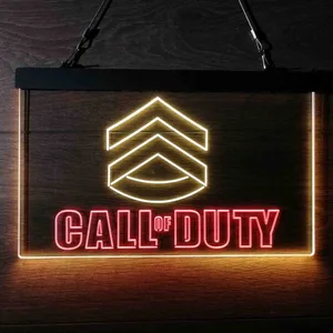 Call of Duty Logo Neon-Like LED Sign