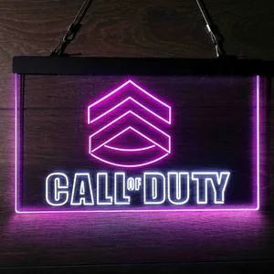 Call of Duty Logo Neon-Like LED Sign