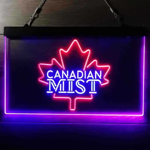 Canadian Mist Maple Leaf Neon-Like LED Sign