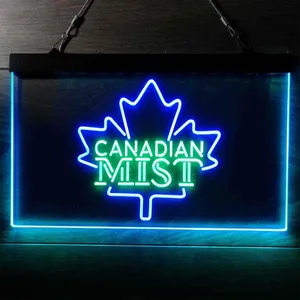 Canadian Mist Maple Leaf Neon-Like LED Sign