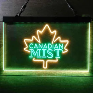 Canadian Mist Maple Leaf Neon-Like LED Sign
