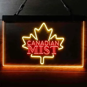 Canadian Mist Maple Leaf Neon-Like LED Sign