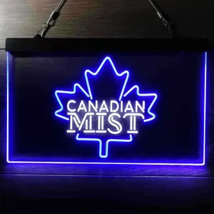 Canadian Mist Maple Leaf Neon-Like LED Sign