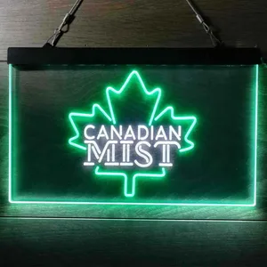 Canadian Mist Maple Leaf Neon-Like LED Sign