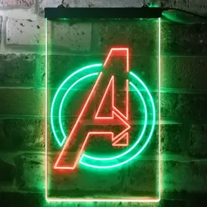 Captain America Avengers Neon-Like LED Sign