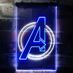 Captain America Avengers Neon-Like LED Sign