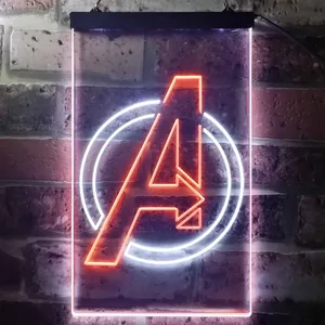 Captain America Avengers Neon-Like LED Sign