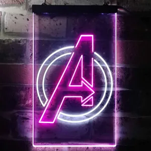 Captain America Avengers Neon-Like LED Sign