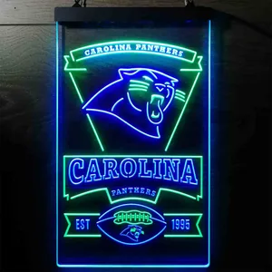 Carolina Panthers EST 1995 Neon-Like LED Sign