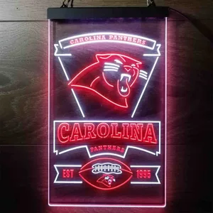 Carolina Panthers EST 1995 Neon-Like LED Sign