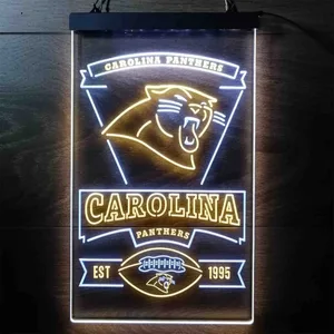 Carolina Panthers EST 1995 Neon-Like LED Sign