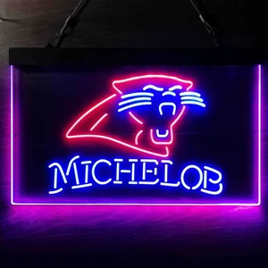 Carolina Panthers Michelob Neon-Like LED Sign