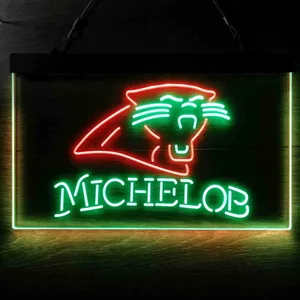 Carolina Panthers Michelob Neon-Like LED Sign
