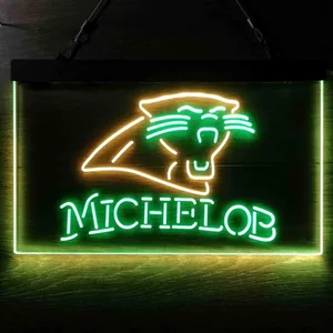 Carolina Panthers Michelob Neon-Like LED Sign