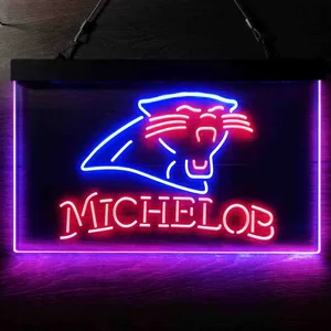 Carolina Panthers Michelob Neon-Like LED Sign