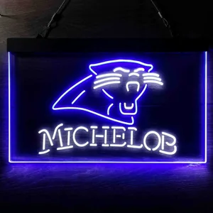 Carolina Panthers Michelob Neon-Like LED Sign