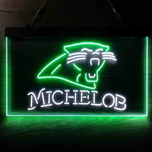 Carolina Panthers Michelob Neon-Like LED Sign