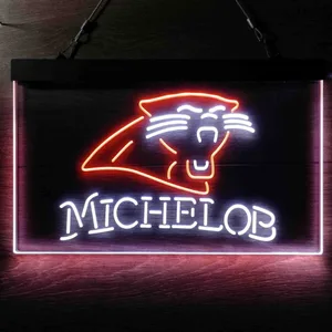 Carolina Panthers Michelob Neon-Like LED Sign
