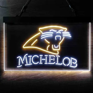 Carolina Panthers Michelob Neon-Like LED Sign