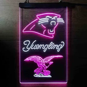 Carolina Panthers Yuengling Neon-Like LED Sign