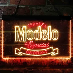Cerveza Modelo Especial On Draft Neon-Like LED Sign