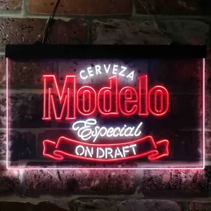 Cerveza Modelo Especial On Draft Neon-Like LED Sign
