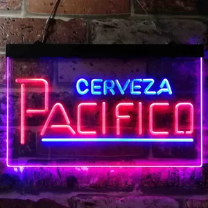 Cerveza Pacifico Banner Neon-Like LED Sign