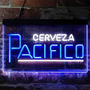 Cerveza Pacifico Banner Neon-Like LED Sign