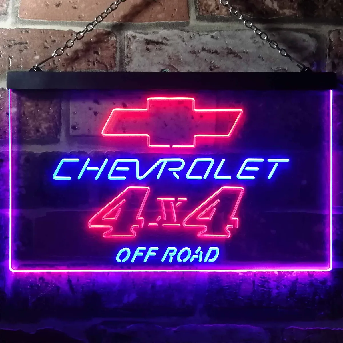 Chevrolet 4x4 Off Road Neon-Like LED Sign