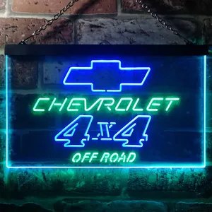 Chevrolet 4x4 Off Road Neon-Like LED Sign