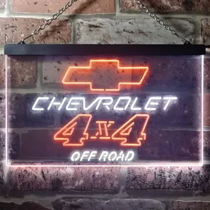 Chevrolet 4x4 Off Road Neon-Like LED Sign