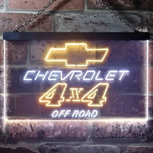 Chevrolet 4x4 Off Road Neon-Like LED Sign