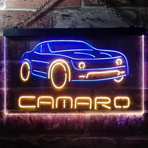 Chevrolet Camaro Car Neon-Like LED Sign