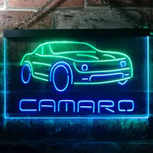 Chevrolet Camaro Car Neon-Like LED Sign
