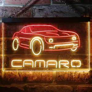 Chevrolet Camaro Car Neon-Like LED Sign