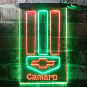 Chevrolet Camaro Emblem Neon-Like LED Sign