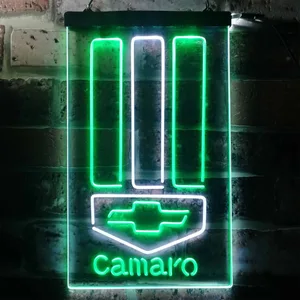 Chevrolet Camaro Emblem Neon-Like LED Sign