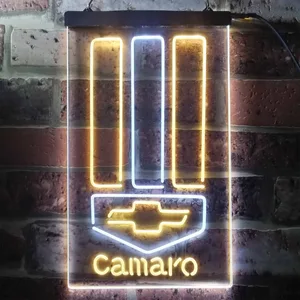 Chevrolet Camaro Emblem Neon-Like LED Sign