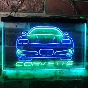 Chevrolet Corvette Neon-Like LED Sign
