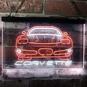 Chevrolet Corvette Neon-Like LED Sign