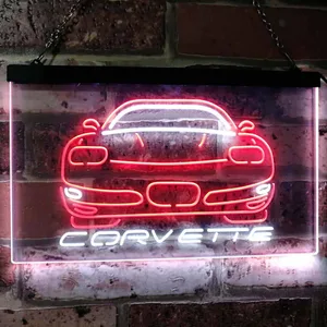 Chevrolet Corvette Neon-Like LED Sign