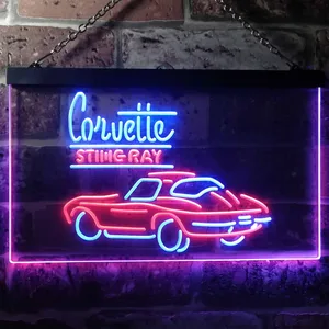 Chevrolet Corvette Stingray Neon-Like LED Sign