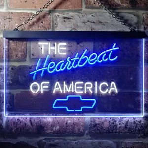 Chevrolet Heartbeat of America Neon-Like LED Sign