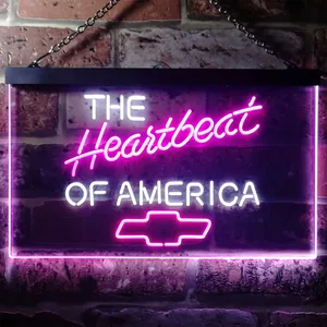 Chevrolet Heartbeat of America Neon-Like LED Sign