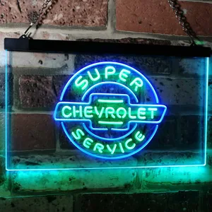 Chevrolet Super Service Neon-Like LED Sign