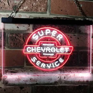 Chevrolet Super Service Neon-Like LED Sign