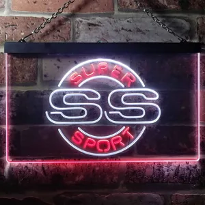 Chevrolet Super Sport SS Neon-Like LED Sign