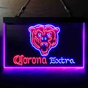 Chicago Bears Corona Extra Neon-Like LED Sign