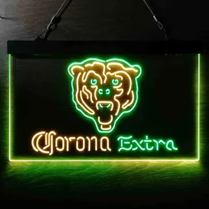 Chicago Bears Corona Extra Neon-Like LED Sign