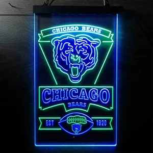 Chicago Bears EST 1920 Neon-Like LED Sign